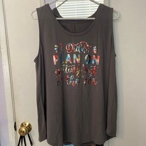 Drapey Grey Tank Top